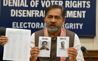 Yogendra Yadav ने सुप्रीम कोर्ट में दो ऐसे लोगों को पेश किया जो SIR ड्राफ्ट में ‘मरे हुए’ बताए गए थे, लेकिन ज़िंदा हैं—चौंकाने वाला मामला।