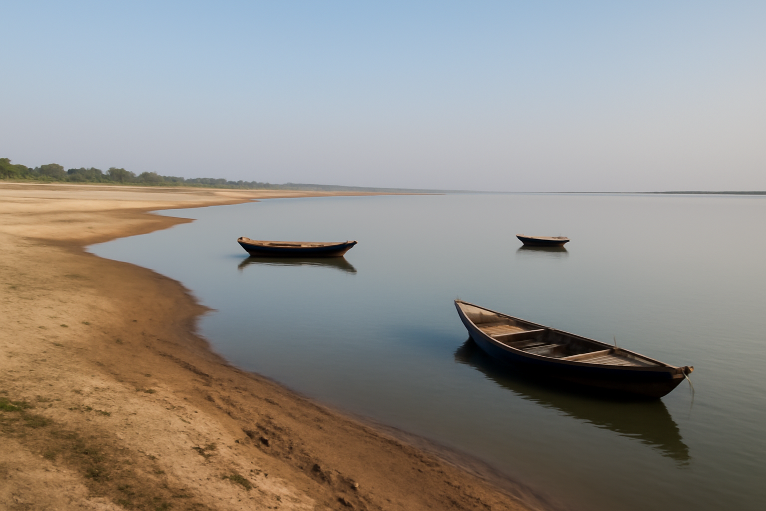बक्सर गंगा जलस्तर 54 सेमी नीचे – राहत मिली
